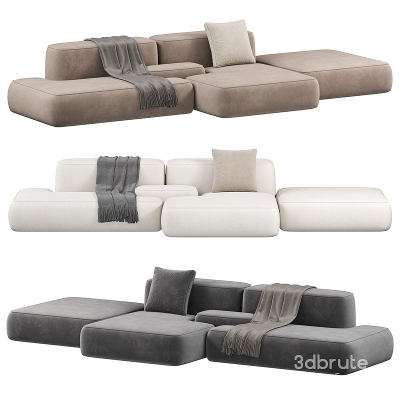 Cloud sofa combinable seats Image 2