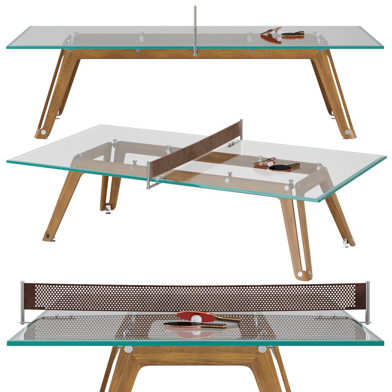 Lungolinea Wood Tennis table by Impatia Image 1