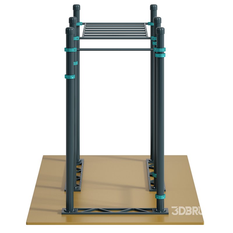 Swedish wall hand walker and 2 horizontal bars Igarka by Kenguru Image 3