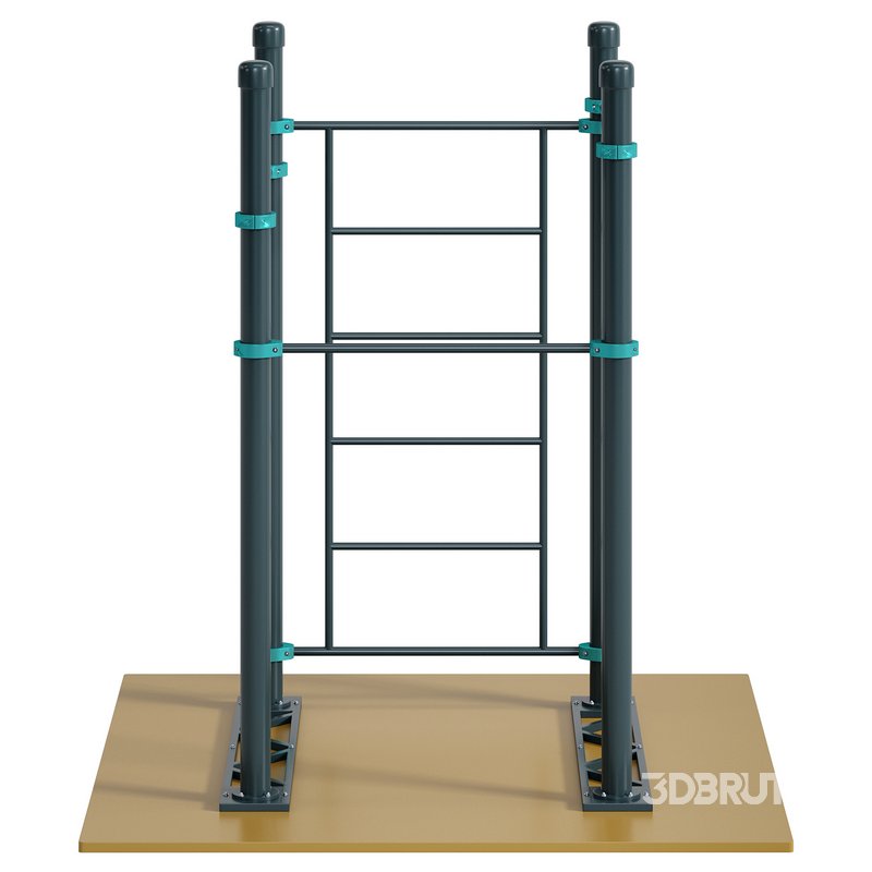 Swedish wall and 3 horizontal bars by Kenguru Image 3