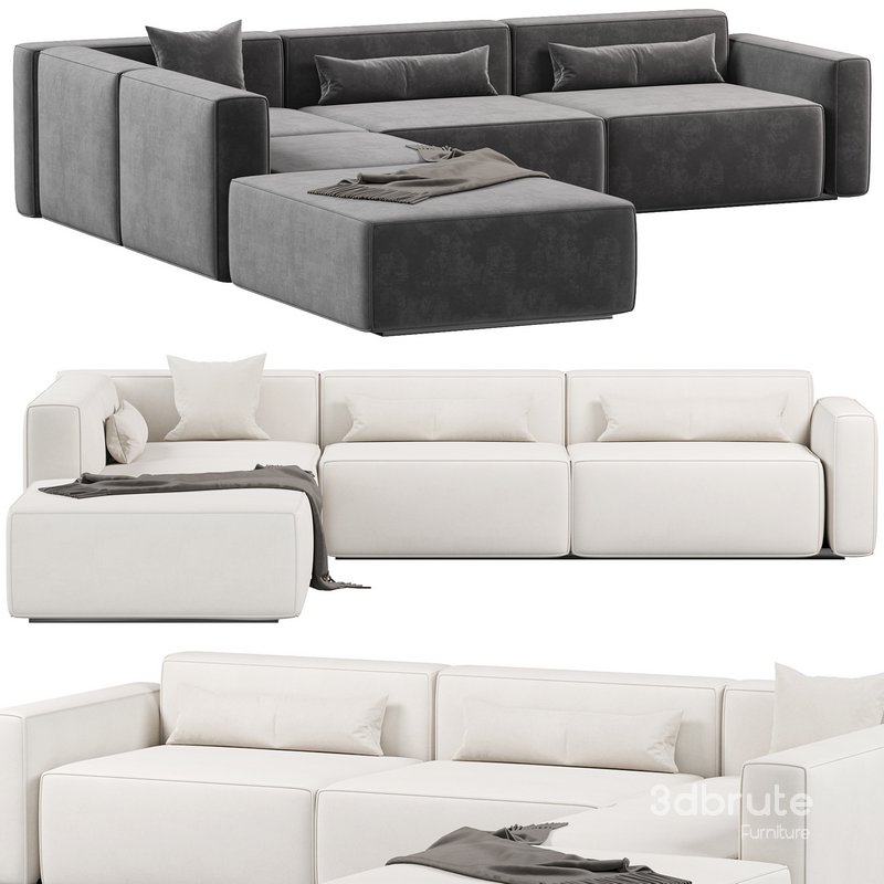 Mix Modular 5 Piece Sectional Sofa Image 3