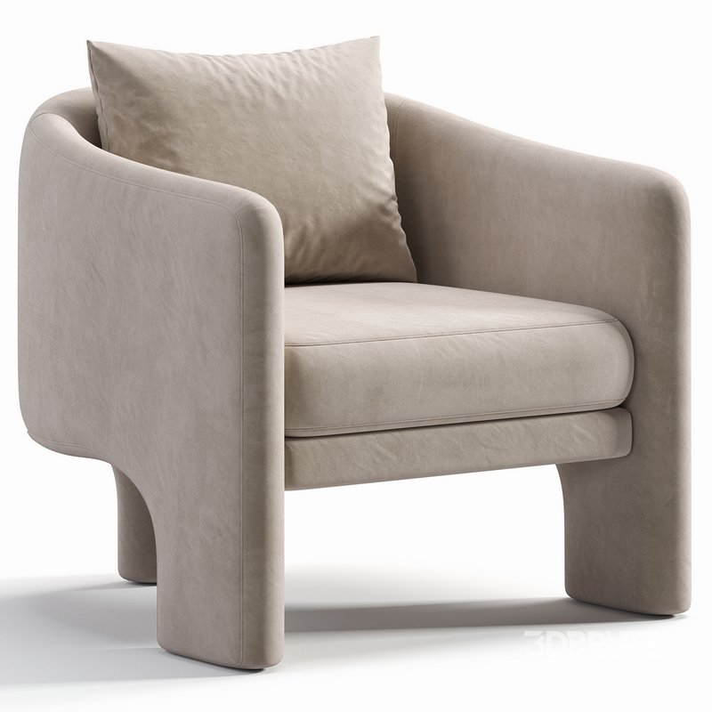 Upland Upholstered Armchair Image 4