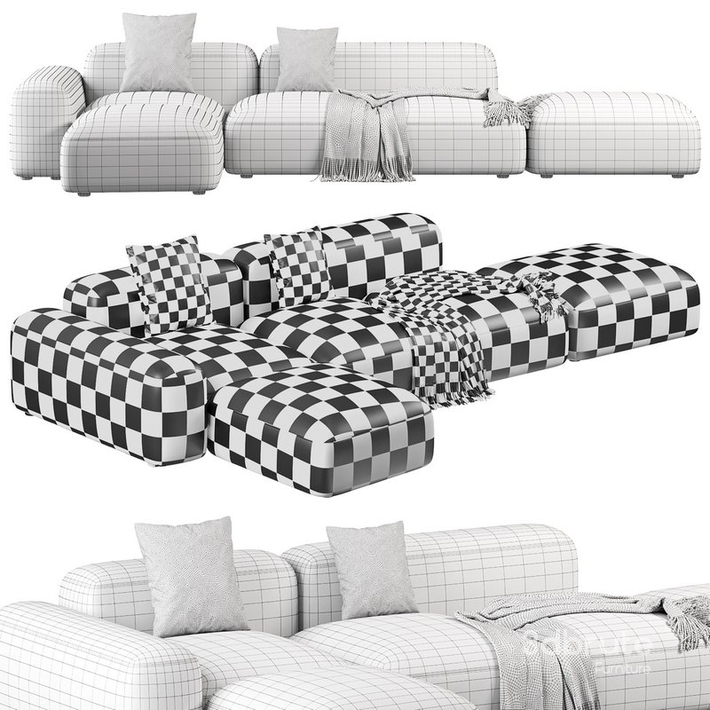 Customizable Sofa Lapis E019 Image 4