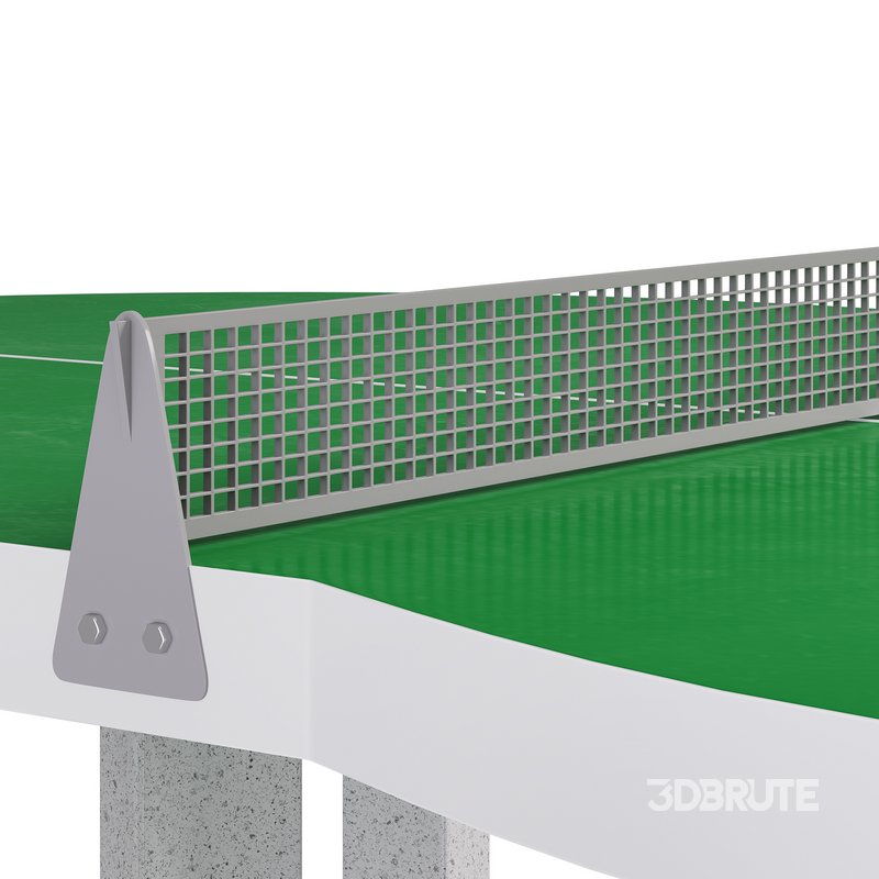 Outdoor Tischtennis Tisch Flache 8 Table by Playteam Image 4