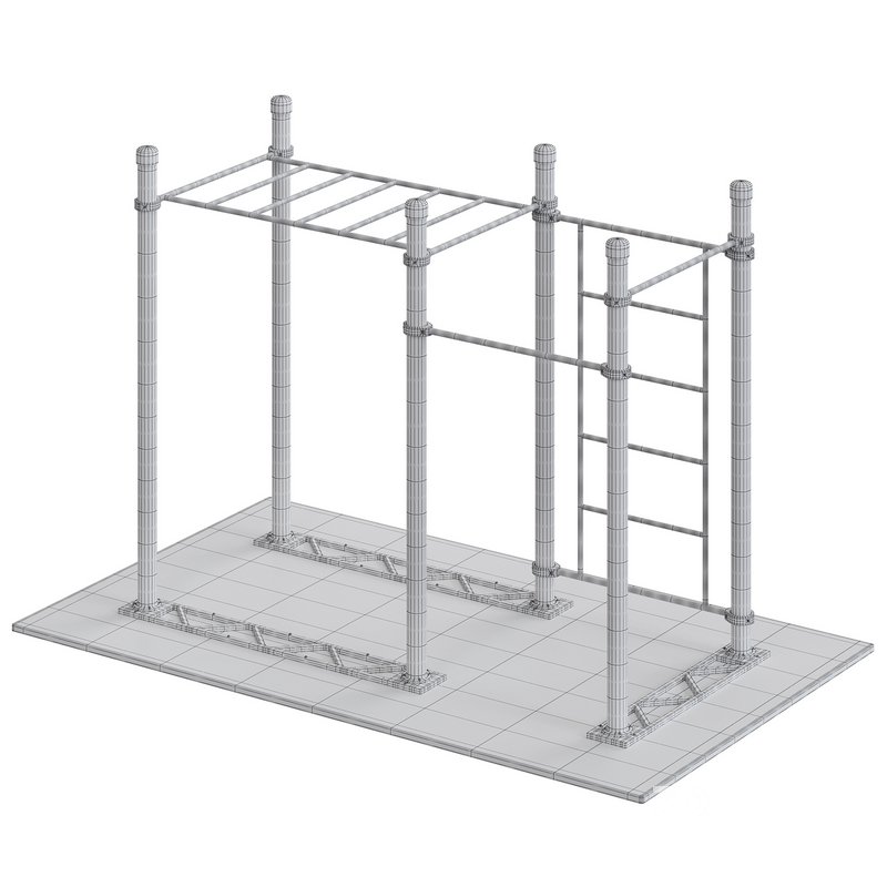 Swedish wall hand walker and 2 horizontal bars Igarka by Kenguru Image 5