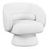 Saboor Upholstered Swivel Barrel Chair - Thumbnail 6