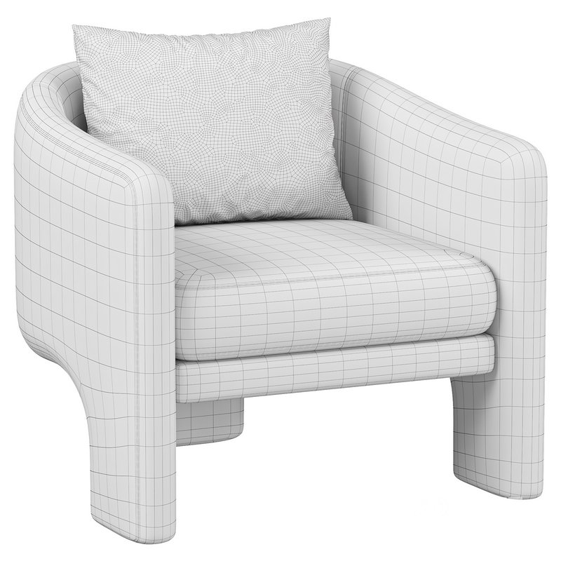 Upland Upholstered Armchair Image 6