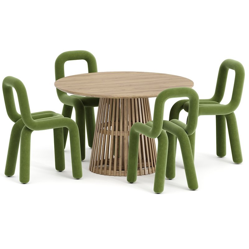 Bold chair and Jeanette Table Image 3