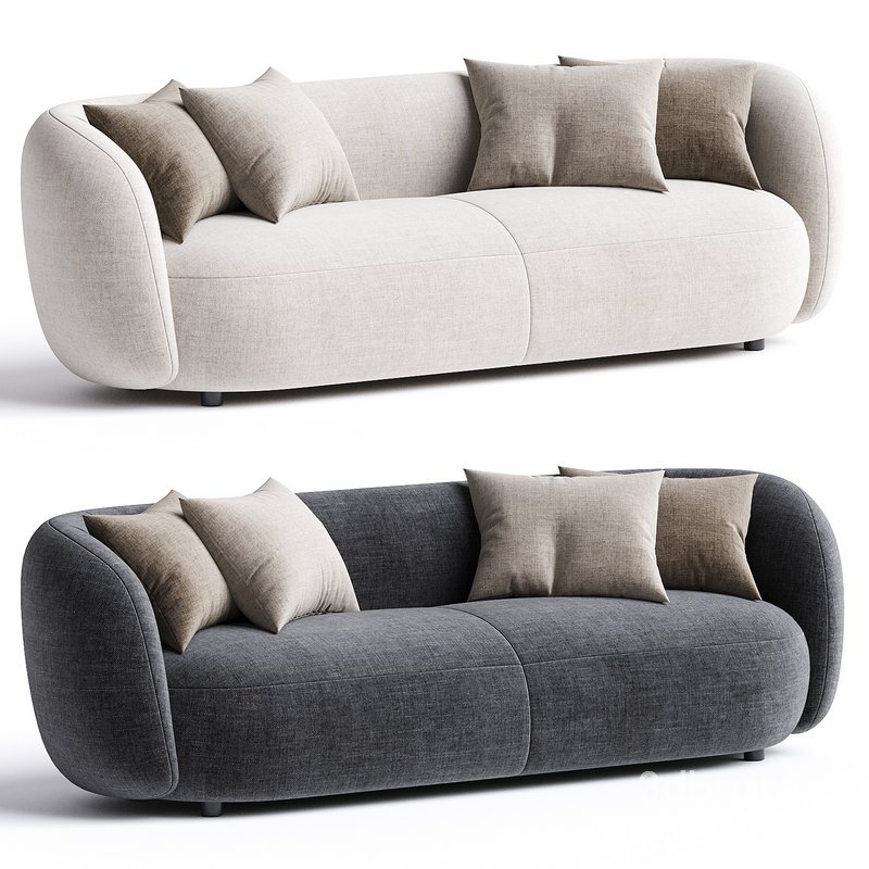 Atelier Sofa 3-Seater, Clay Beige Image 1