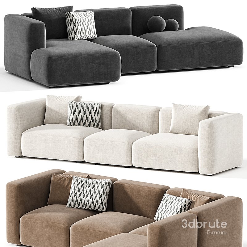 BASECAMP CHAISELOUNGE left Modular Sofa Image 1