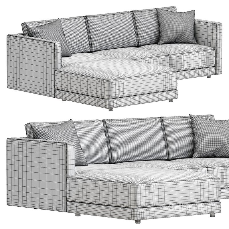 Astra 2 – Piece Upholstered Sectional Image 4