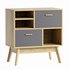 Nordic Chest of drawers Nordic-1 Wood Gray - Thumbnail 1