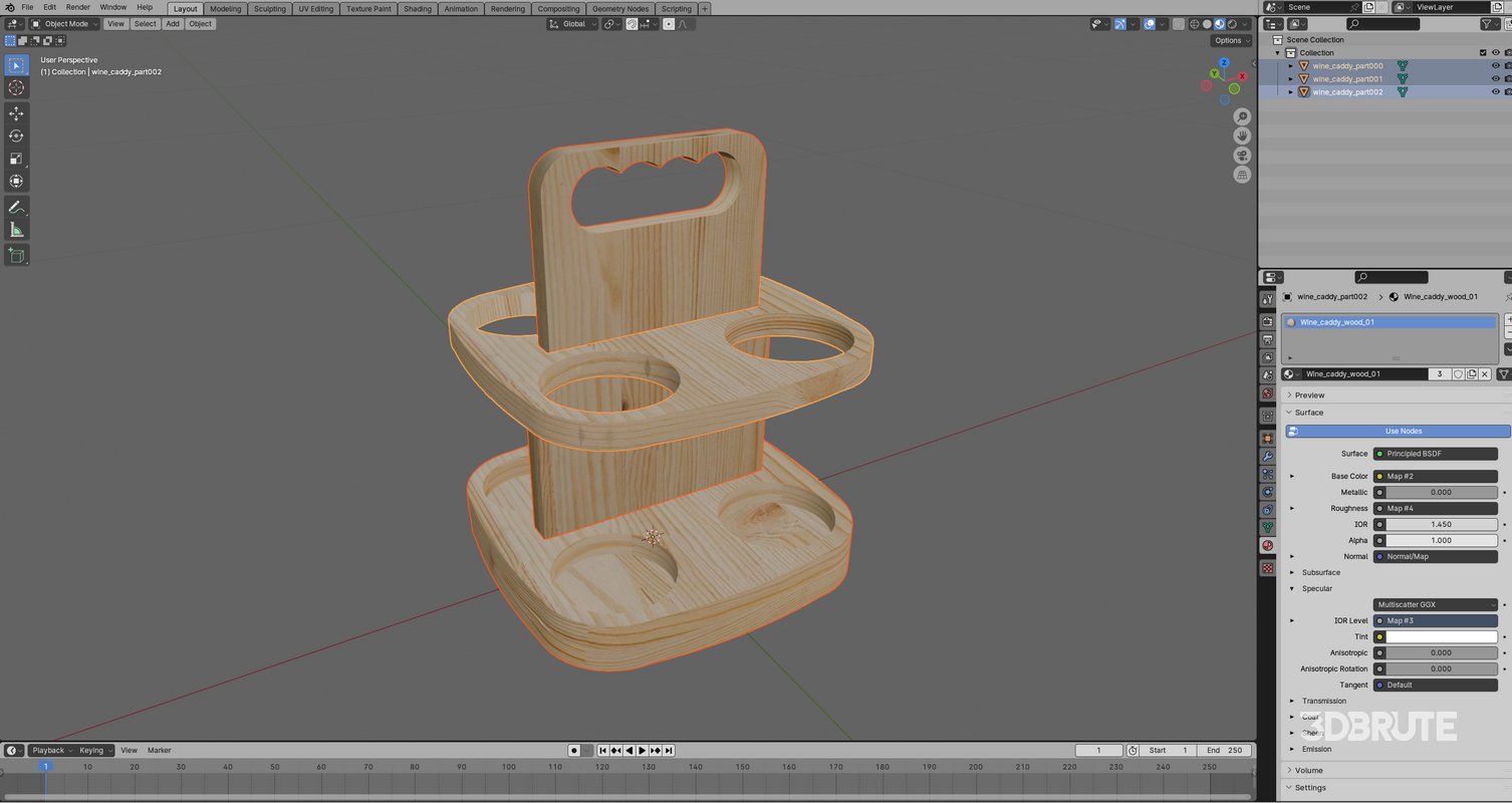 Wooden Wine Caddy Image 5