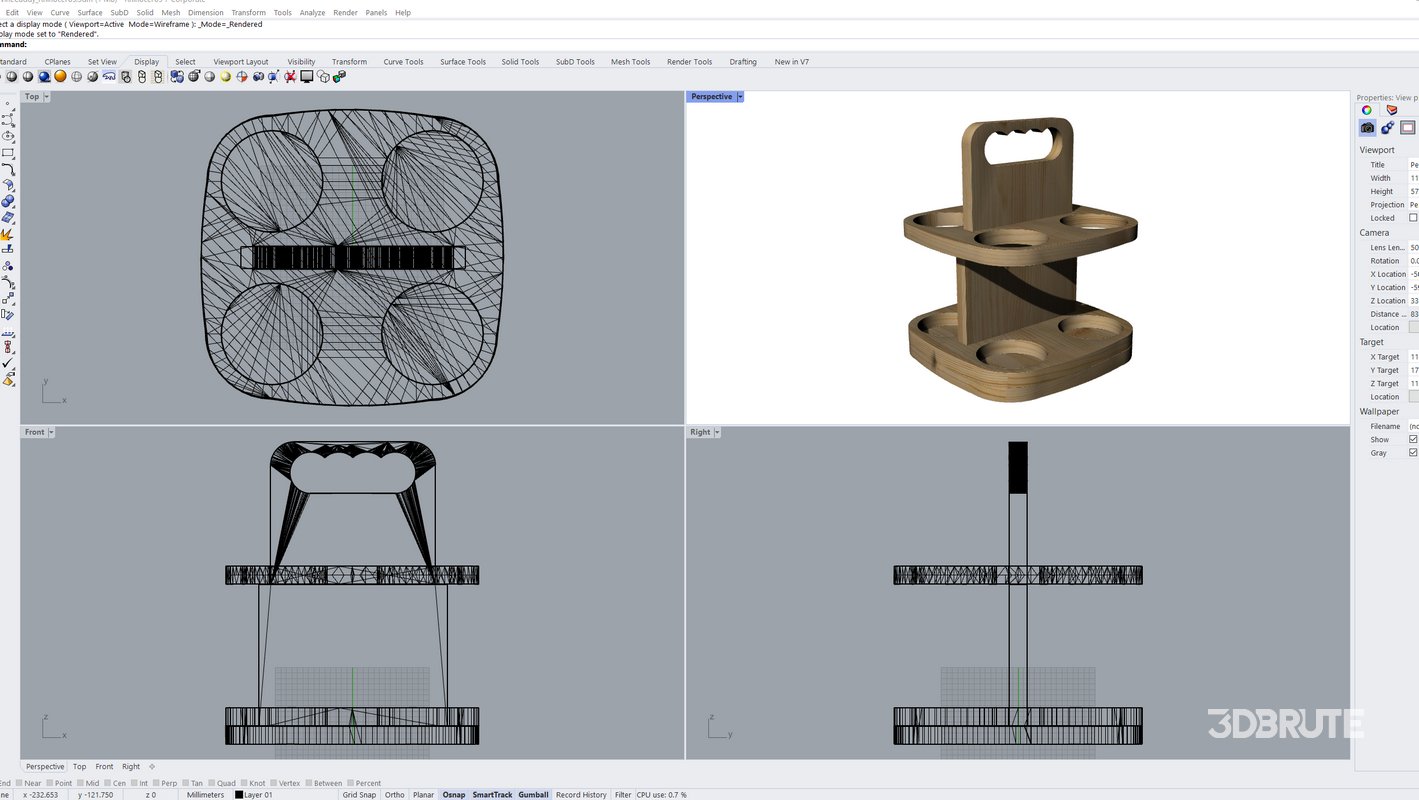 Wooden Wine Caddy Image 15
