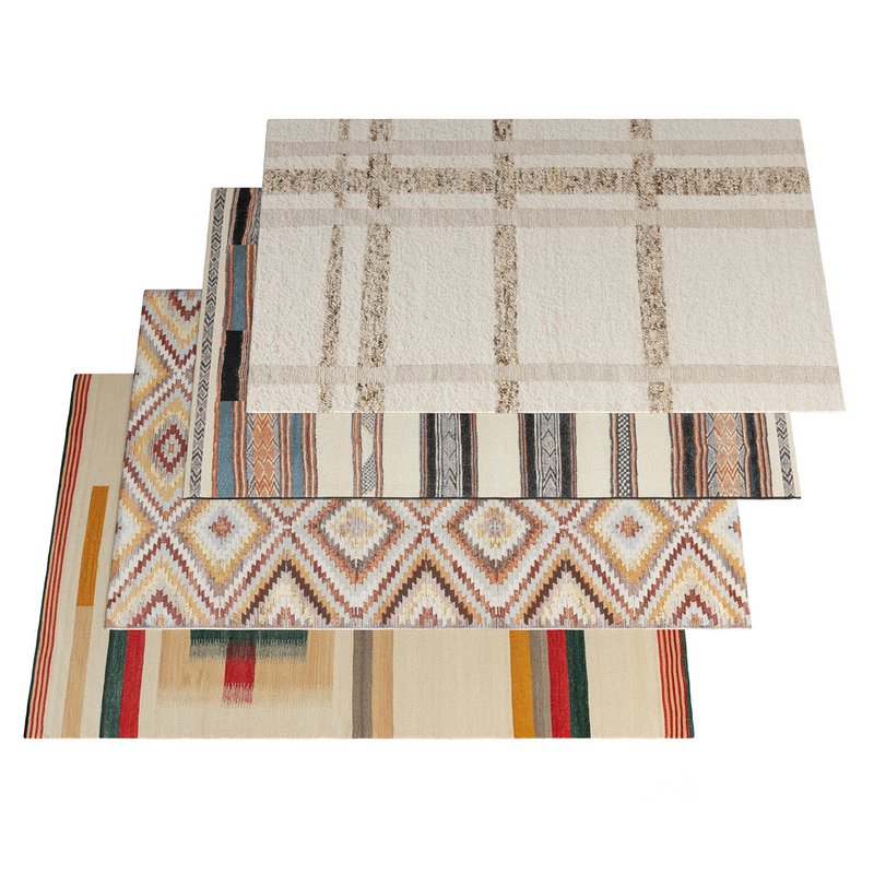 Flat Weave Rug, Rug Artis and rug Giorgio Cream by Benuta Image 1
