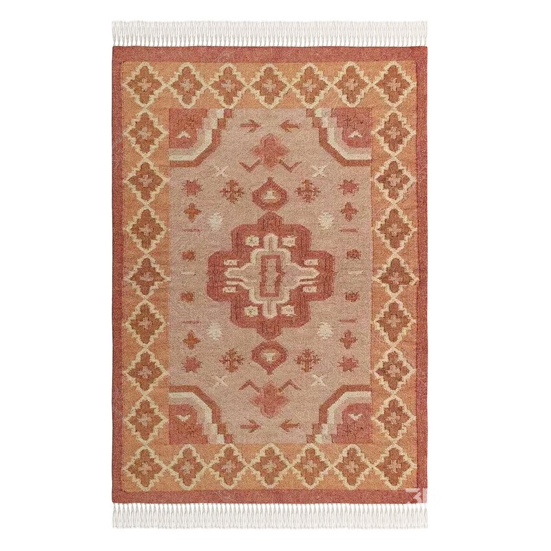 Handmade Area Kilim Rug by Urban Outfitters Image 4