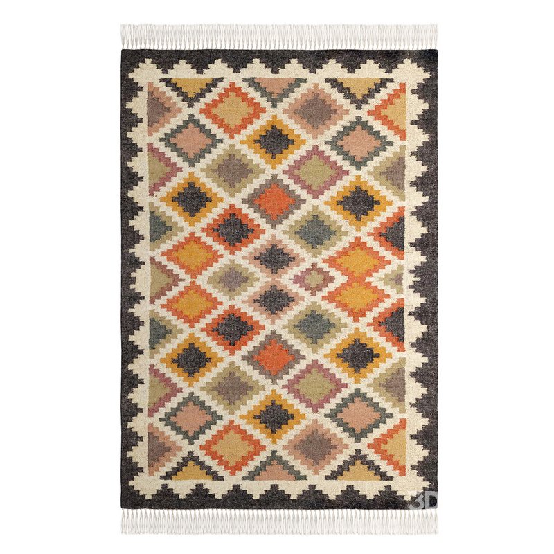 Wool Jute Rug and Handwoven Wool Jute Kilim Rug by Urban Outfitters Image 4