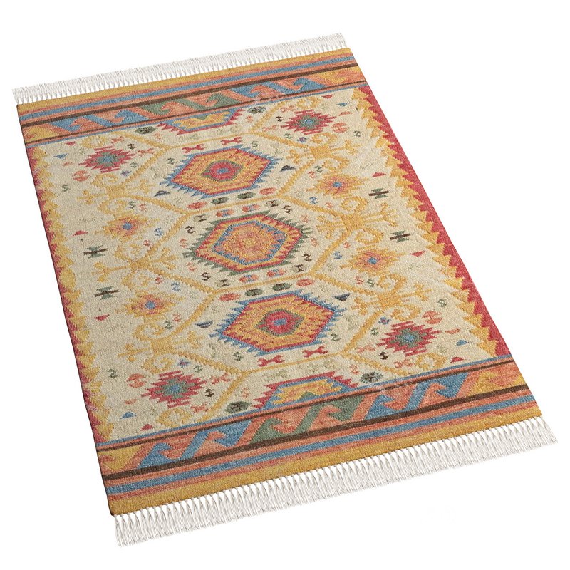 Handmade Area Kilim Rug by Urban Outfitters Image 5