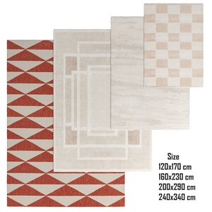 Reversible Rug Terrazzo and Rug Ash by Benuta