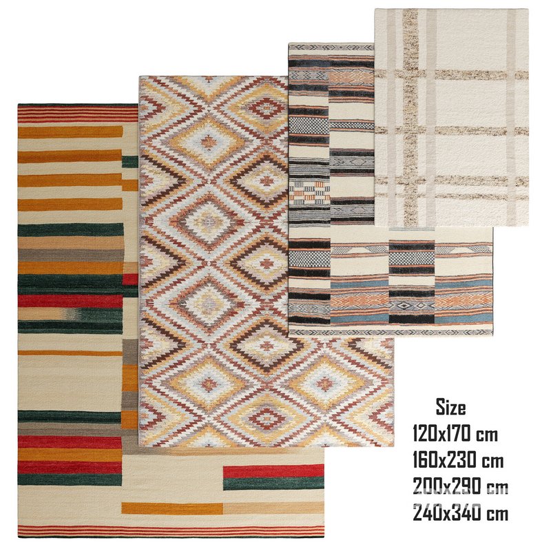 Flat Weave Rug, Rug Artis and rug Giorgio Cream by Benuta Image 5