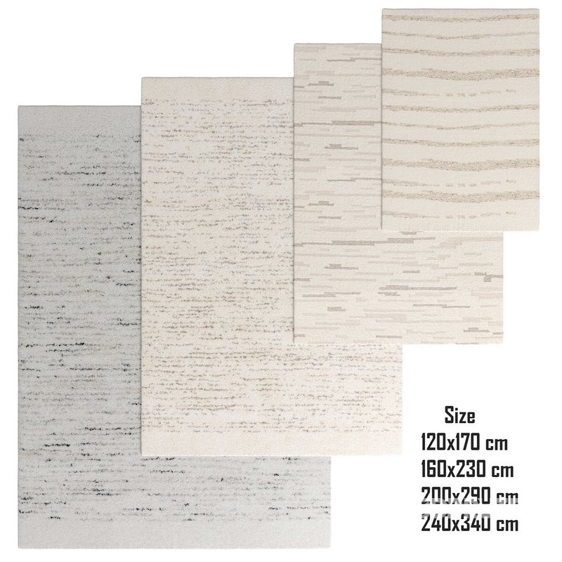 Shaggy rug Gobi and Wool Rug Glen by Benuta Image 6