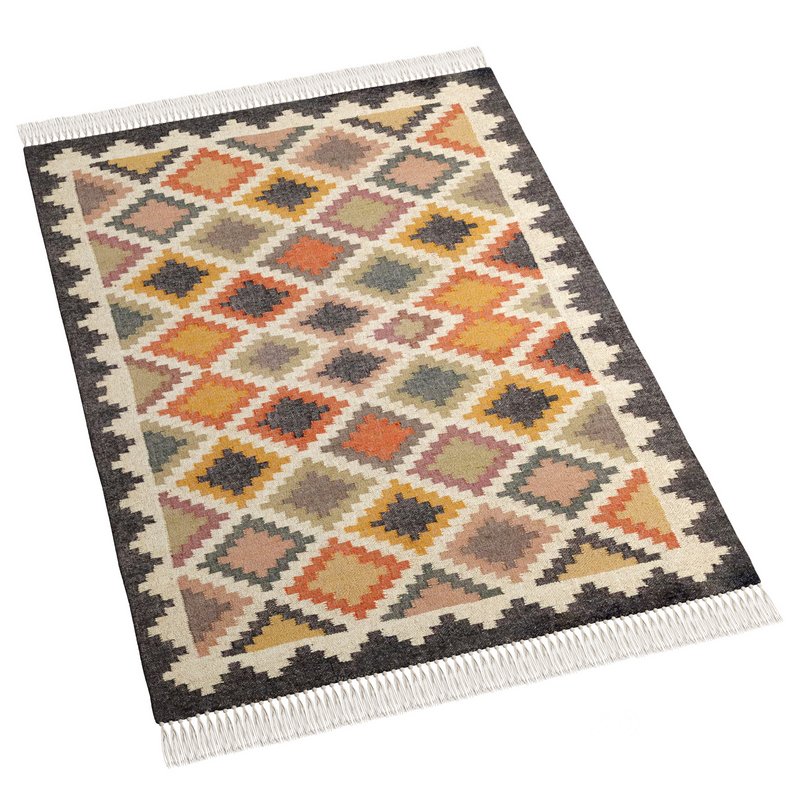 Wool Jute Rug and Handwoven Wool Jute Kilim Rug by Urban Outfitters Image 6