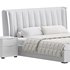 Beige Upholstered Wingback Modern bed I - Thumbnail 10
