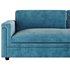 CEVA LIGHT BLUE PERFORMANCE VELVET SLEEPER SOFA - Thumbnail 12