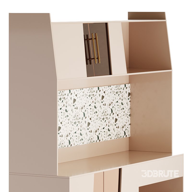 Cabinet with high shelves for the kitchen Image 11