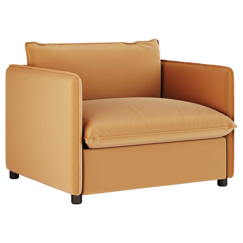 CORROY WHITE PERFORMANCE FABRIC CHAIR AND A HALF Image 11