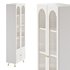 Cabinet Included White Closed Back Wooden Standard Bookcase 3 - Thumbnail 11