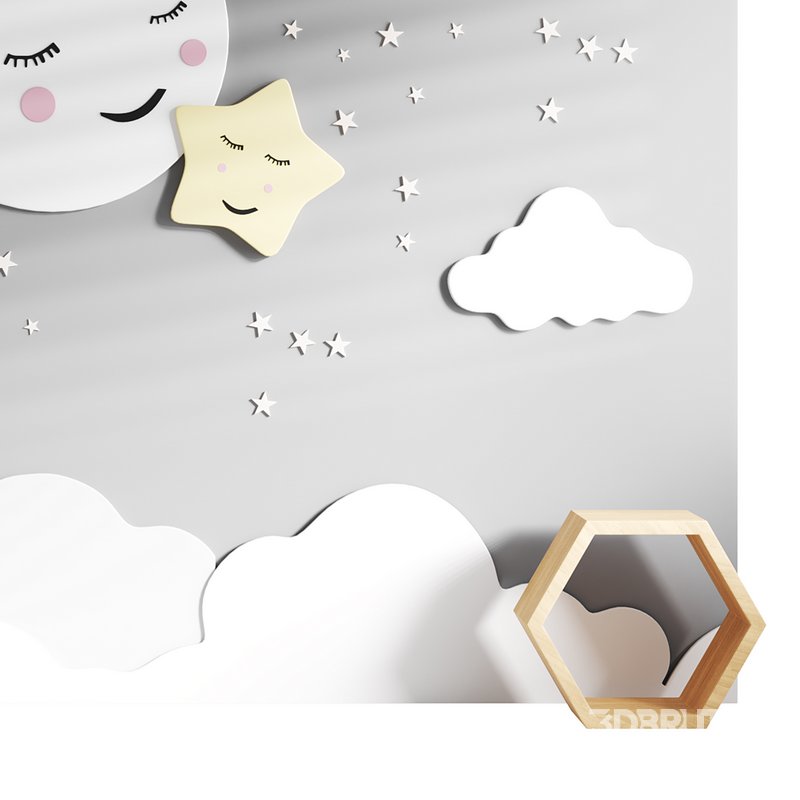 Decorative wall panel for children 02 Image 10