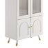 Cabinet Included White Closed Back Wooden Standard Bookcase 2 - Thumbnail 11