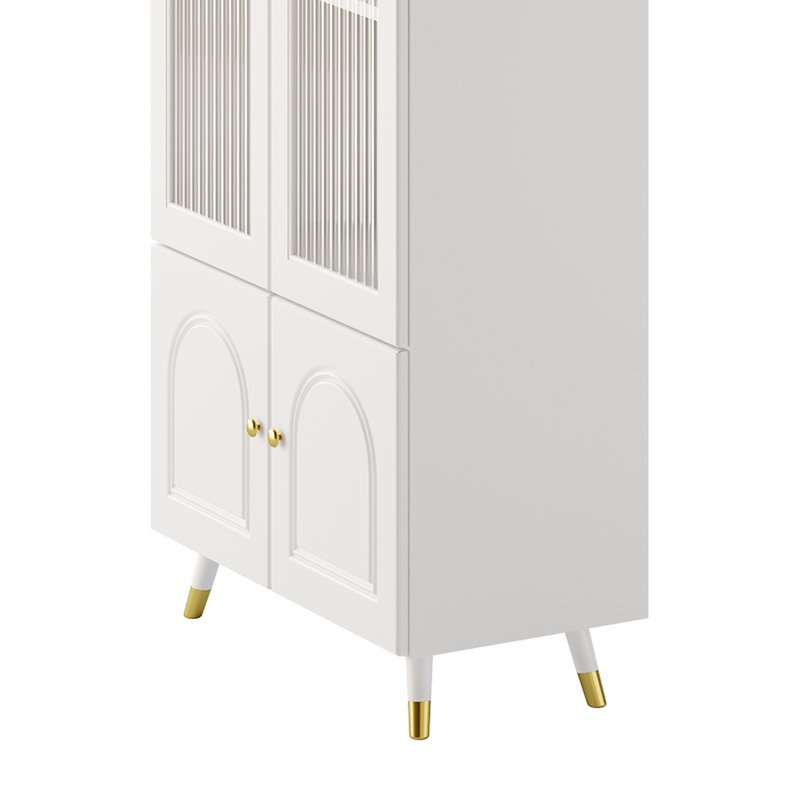 Cabinet Included White Closed Back Wooden Standard Bookcase 3 Image 12