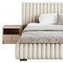 Contemporary Fabric Solid Color Standard Bed I - Thumbnail 12