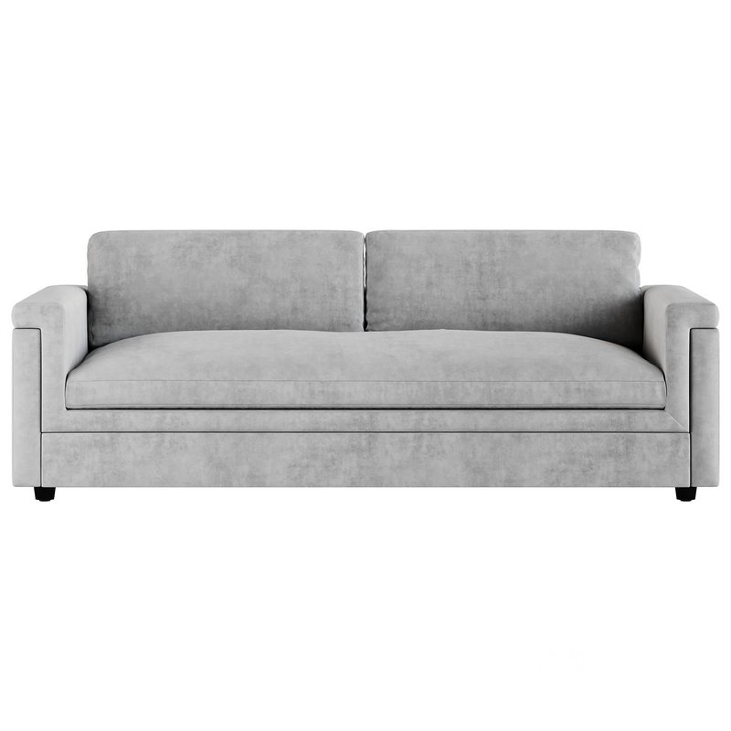 CEVA LIGHT BLUE PERFORMANCE VELVET SLEEPER SOFA Image 11