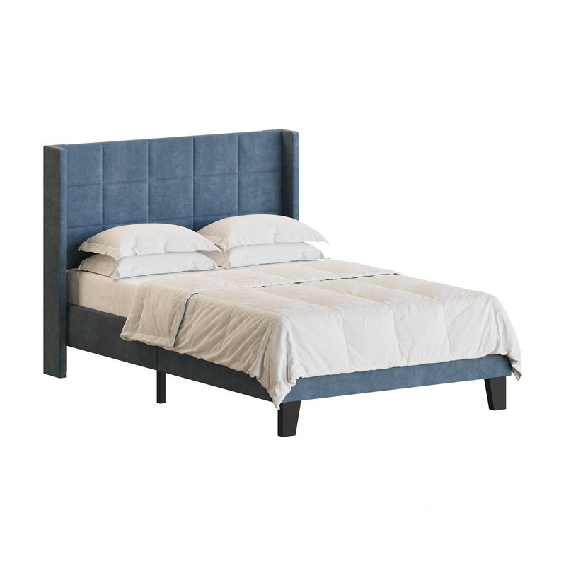 Padded adult double bed Image 1