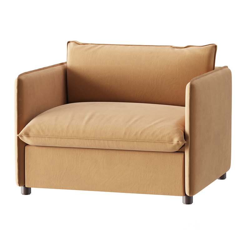 CORROY WHITE PERFORMANCE FABRIC CHAIR AND A HALF Image 1