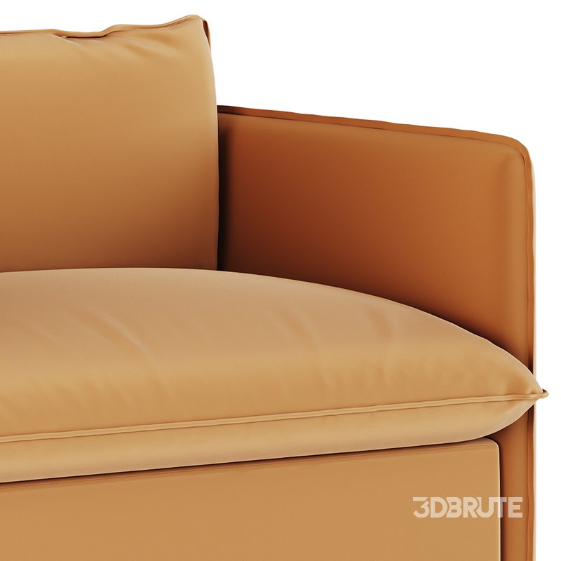 CORROY WHITE PERFORMANCE FABRIC CHAIR AND A HALF Image 13