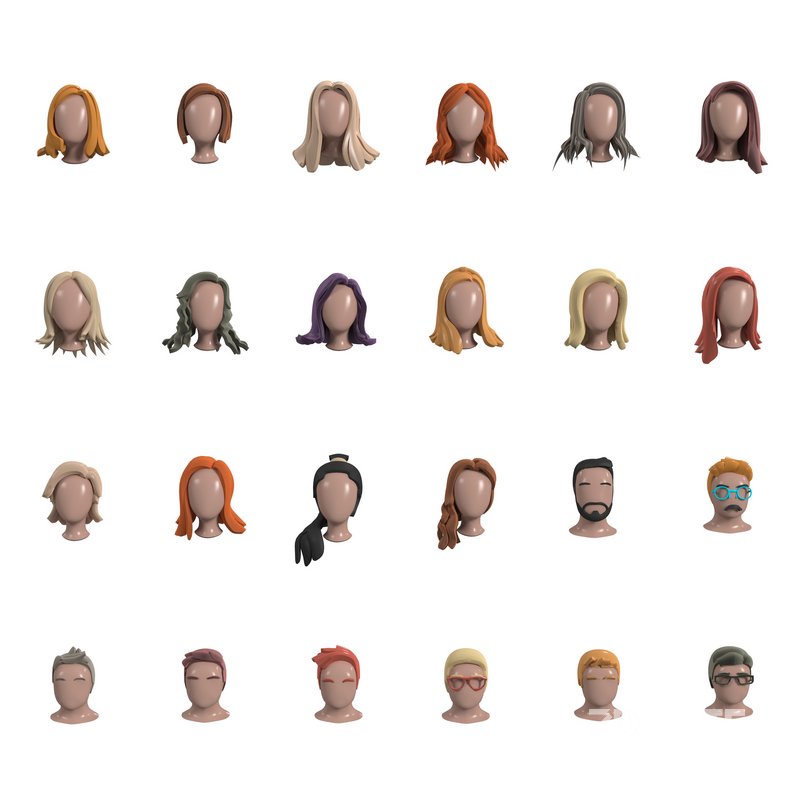 Base Haircuts All Style (Pack of 24) Image 1