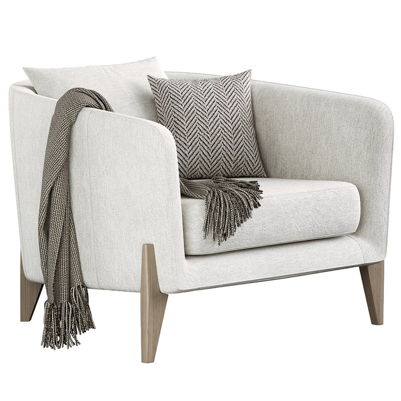 Delray Armchair by West Elm Image 1