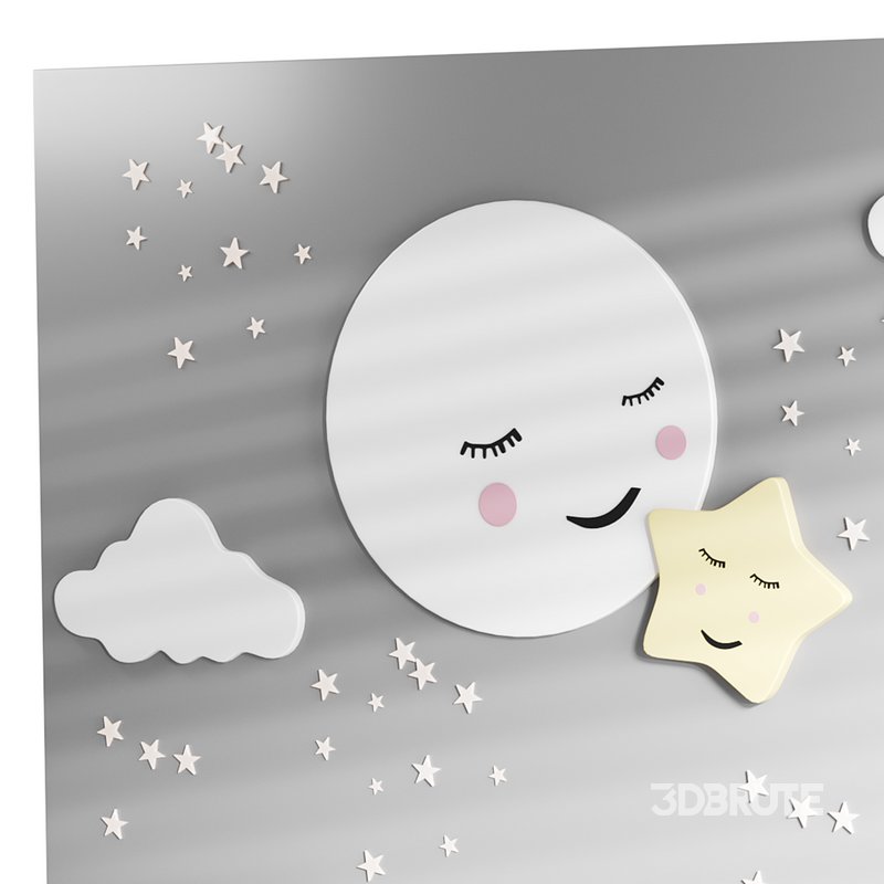 Decorative wall panel for children 02 Image 13