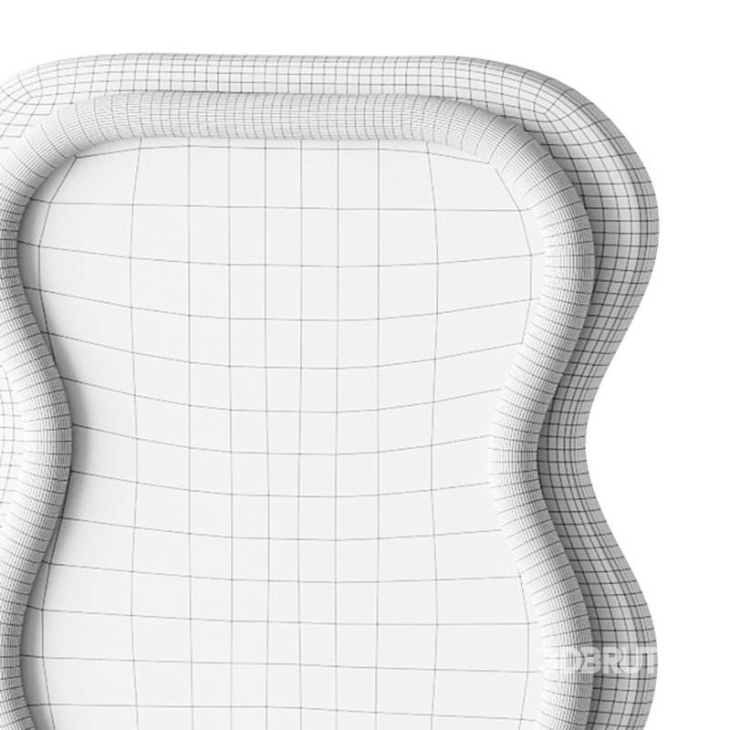 BOJOY Full Length Irregular Wavy Mirror Image 14