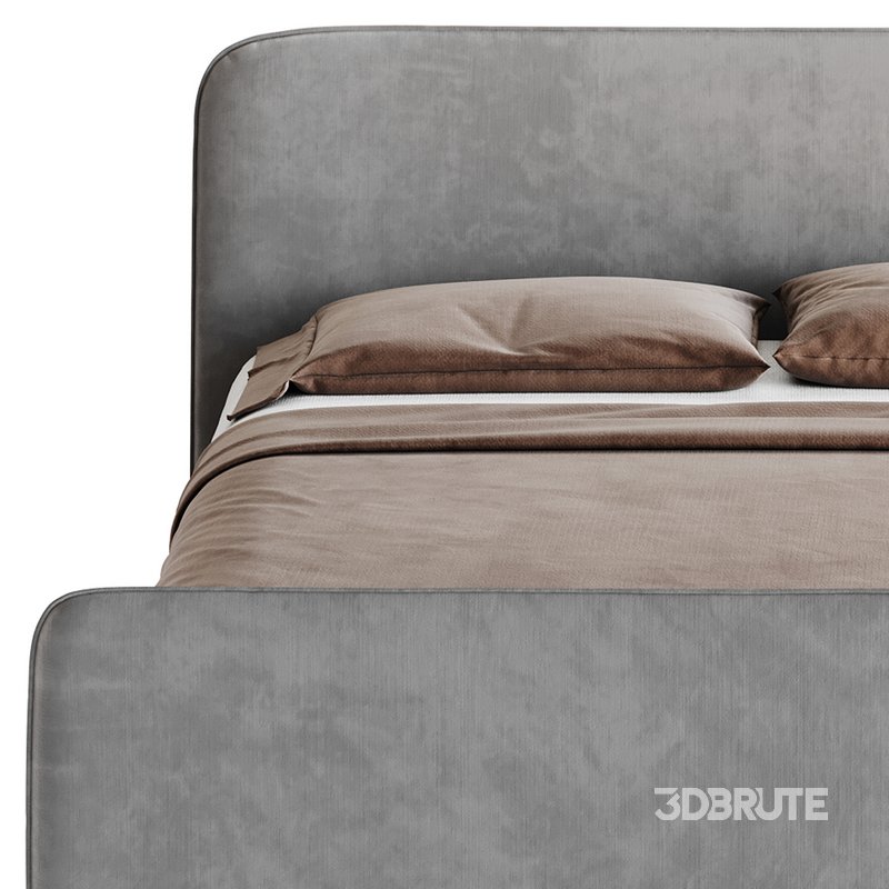 CAMERANO CREAM UPHOLSTERED QUEEN SLEIGH BED Image 14