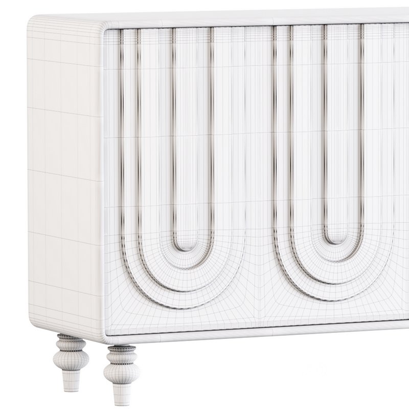 Cream style shoe cabinet Image 15