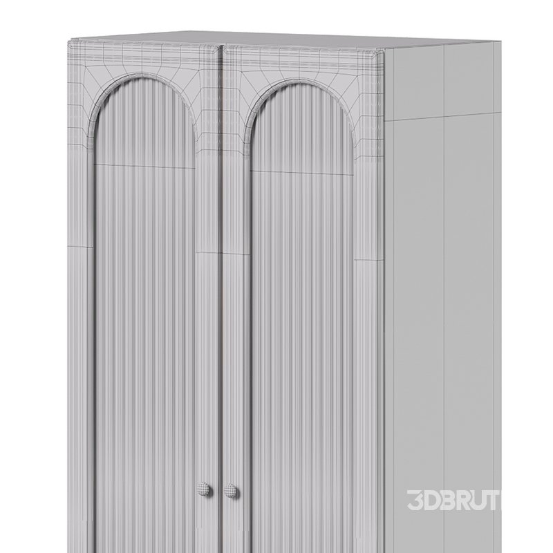 Cabinet Included White Closed Back Wooden Standard Bookcase 3 Image 15