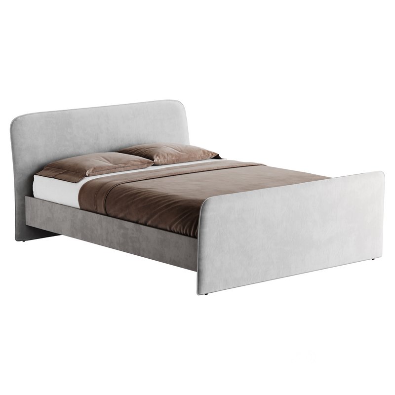 CAMERANO CREAM UPHOLSTERED QUEEN SLEIGH BED Image 15