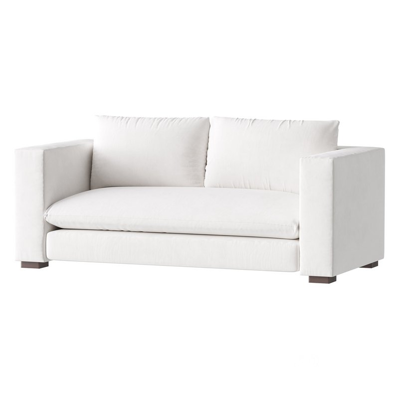 DESEO COPPER BROWN PERFORMANCE VELVET SOFA Image 1