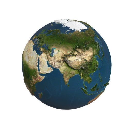 3D Earth Globe High Detail