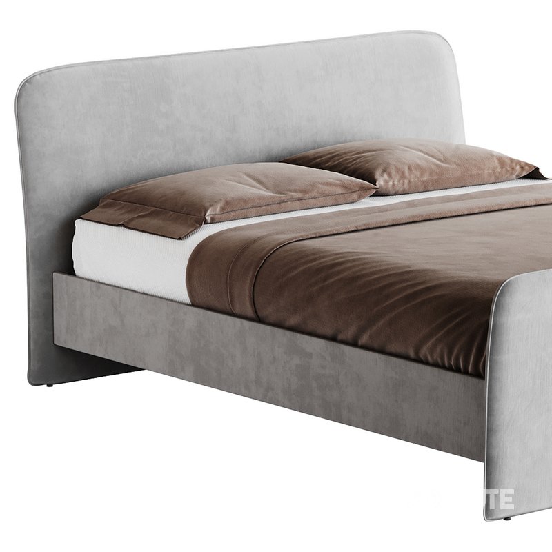 CAMERANO CREAM UPHOLSTERED QUEEN SLEIGH BED Image 16